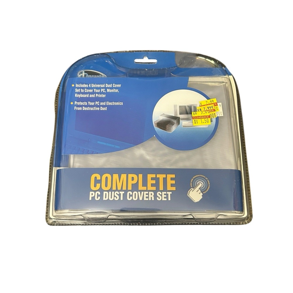 iConcepts Complete PC Dust Cover Set #73752 - Vintage New Old Stock (4 Covers)